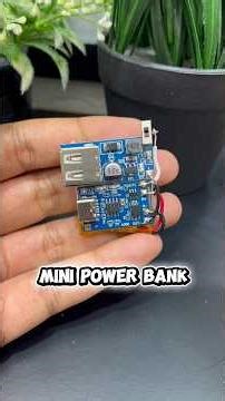 The Smallest DIY Power Bank Ever? 🔋😎 #diy