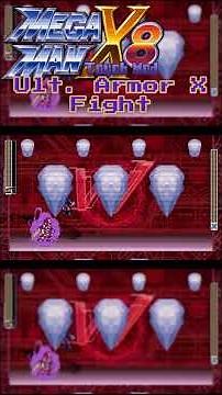 Ultimate Armor X Fight - MMX8 16-Bit Touch Mod #megaman #fangame #demake