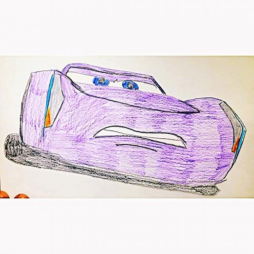How to Draw JACKSON STORM from CARS 3 Easy Step-by-Step