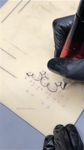 Easy Tattoo Pattern.❇️#shortsvideo #pattern