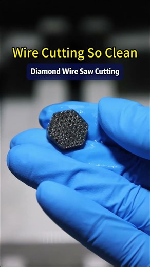 Diamond Wire Saw Cutting – So Clean! #wirestraighteningcuttingmachine#wirecutting