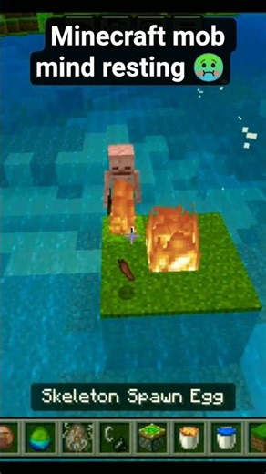 Minecraft mob mind testing 🤢 in. Minecraft #minecraft gaming