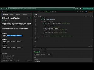 35. Search Insert Position | LeetCode