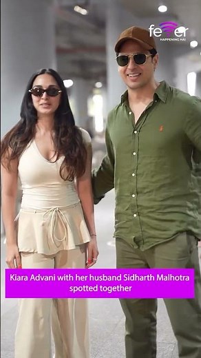 SidKiara Moment! Kiara Advani With Husband Sidharth Malhotra #trending #shortsfeed #viral
