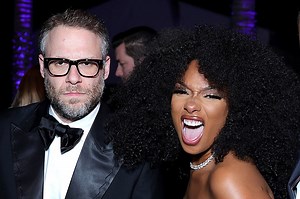 Seth Rogen Shares Hilarious Story About Smoking Weed With Megan Thee Stallion at Oscars After-Party