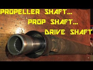 How to Remove a Drive Shaft or Propeller Shaft with Basic Hand Tools | 240z Driveshaft