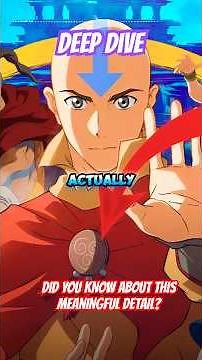 Did you know that aang where’s something SO important in his adult design? #legendofaang #atla