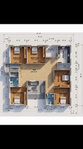 5bhk house plan... #50x50sftplan #5bhkplan #5bedroom #design #architecture #2dplaningforhouse #gharkanakshakaisebnaye #eastfacingplan #2dhousedeaign #HouseMapDesign #2dplandrawing #archidecor | Infra Home Studio