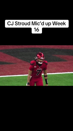 CJ Stroud Mic’d up Week 16 #funny #cjstroud #footballtok #micdup #tuff