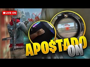 🔴 APOSTADO ON - JOGANDO 4X4, 3X3 E 2X2 👾 JOGANDO COM OS INSCRITOS 👾 RYZEN 5 5600 👾 FREE FIRE AO VIVO