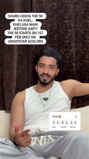 SHURU HOGYA THE 50KA KHEL.KHELUGA MAIN JEETOGE AAP!!!THE 50 STARTS ON 1STFEB ONLY ONJIOHOTSTAR &