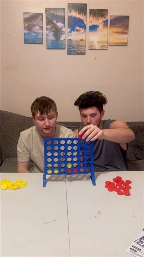 Worlds fastest connect 4 game!😂 #shorts #games #funny