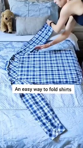 Easy way to fold shirts 👕👕👕 | Pinterest videos