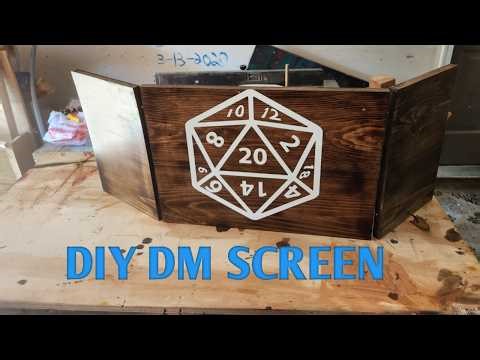 DIY Wooden Dungeon Master Screen