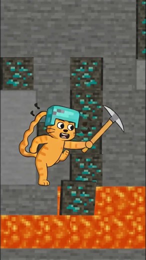 greedy cat in search of diamonds