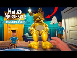 Playing Hello Neighbor Multiplayer with Fredbear
