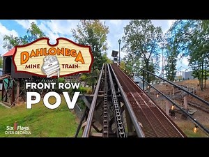 Dahlonega Mine Train | Official Front Row POV | Six Flags Over Georgia