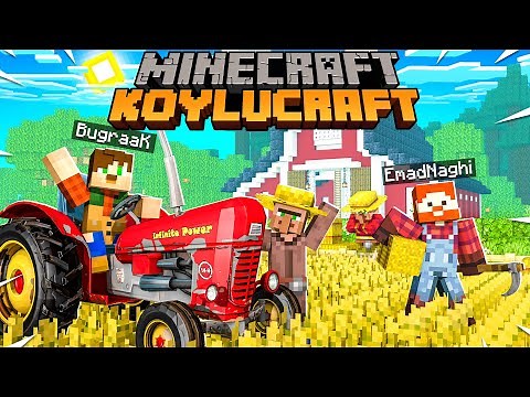 minecraft ama YENİ KÖYÜMÜZ YENİ SERİ #1 KÖYLÜCRAFT