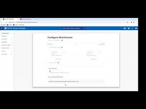 ONTAP 9.14.1 - Deploying MetroCluster IP with System Manager in ONTAP v1 - 1.2 - Config Metrocluster
