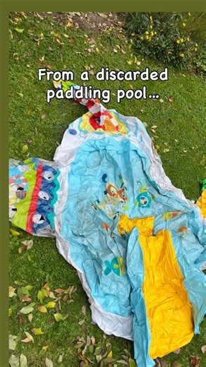 When broken inflatables go to landfill, they stay there for hundreds of years, gradually breaking down into millions of tiny microplastics that leach into the ground. Repurposing them into something useful and reusable is a good way of giving them a new lease of life and keeps them out of landfill. And when your bunting needs repairing or altering, don’t just throw it away, send it back to us to get it mended so it stays out of landfill for even longer! #savedfromlandfill #madefromwaste #repurpo