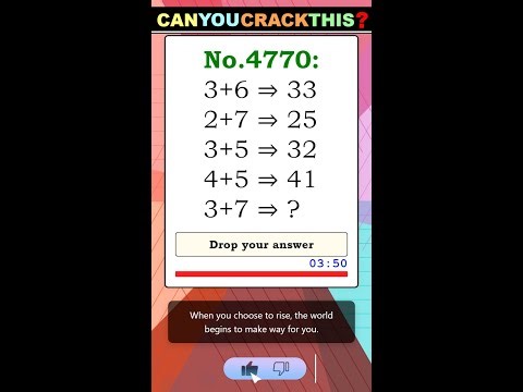 Math Trick or Brain Teaser? Solve Before Time Runs Out! ⏰#mathquiz