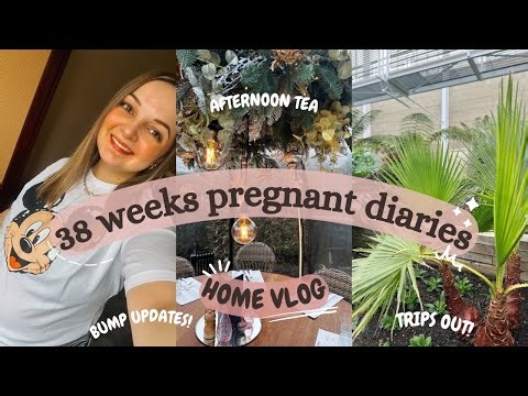 38 weeks pregnant🤰| House chores, Savill gardens, finishing work and skincare🧴