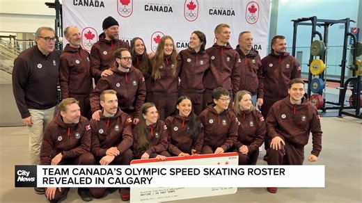 Team Canada's Olympic speed skating roster revealed in Calgary