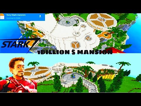 how to download Tony Stark mansion in minecraft |6mb|easy|