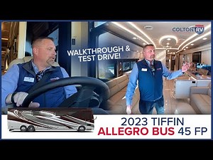 2023 Tiffin Allegro Bus 45 FP Test Drive and Walkthrough