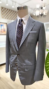 Light grey high twist pinstripe suit. Ideal for business especially for those hot humid climates. . . . . #sartorialdhaka #sartorialbespoke | Sartorial