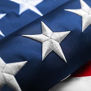 American Flag,3x5 Outdoor Heavy,American Flags 3x5 OutdoorUse,Non Fading American Flags for Outside,American Flag Outdoor Heavy Duty, AmericanFlag Longest Lasting,Us Flag Embroidered Stars, Brass Grommets Sewn Stripes