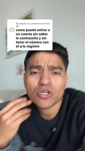 Respuesta a @Aria🕷️ Como entrar a una cuenta de Facebook sin saber la contraseña y sin tener el numero