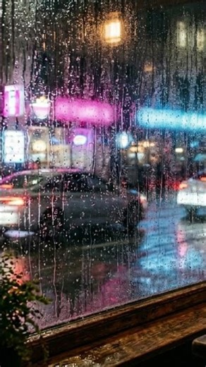Deep Sleep Rainy Cafe Window 🌧️ | 10 Hours