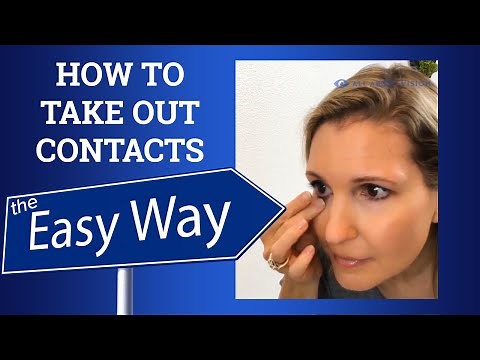 How to take out contacts (beginner's step-by-step instructions)