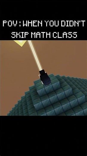 when you didn't skip math Class #noads #minecraft