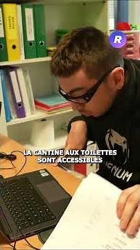 This young man finds the courage to face his disability