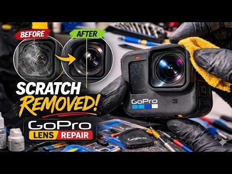 GoPro Camera Lens Scratch Remove 😱 | Like New Again .