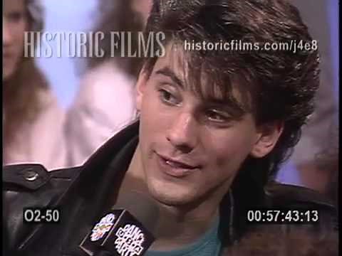 KELLY RIPA WITH BIG HAIR ON DANCE PARTY USA 1980's