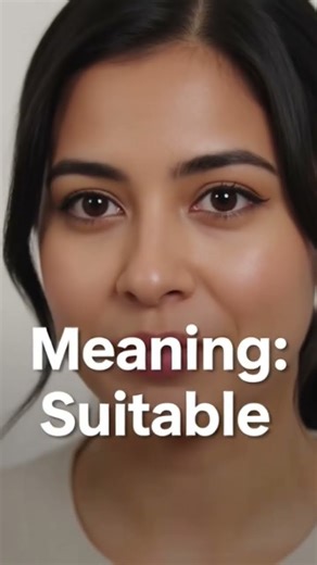 Word of the Day: Appropriate | Meaning, Definition & Easy Example #learnenglish