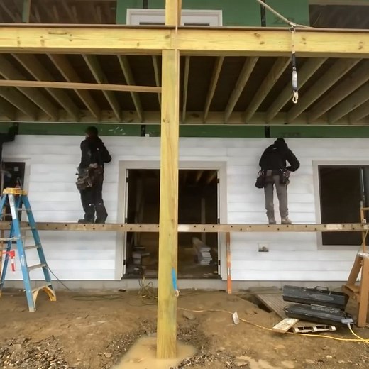 We are done w/ the siding.. #reels #fyp #siding #builders #farmhouse #carpentry | Perkins Builder Brothers