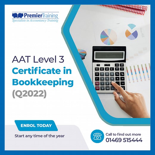 AAT Level 3 Certificate in Bookkeeping (Q2022) Course - Premier Training