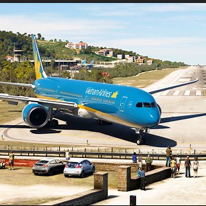 128K views · 1.8K reactions | Impossible B-787 Takeoff from shortest Runway | Airlines Television | Facebook