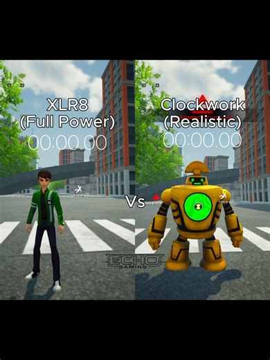 XLR8 Vs Clockwork#galvan #ben10game #ben10