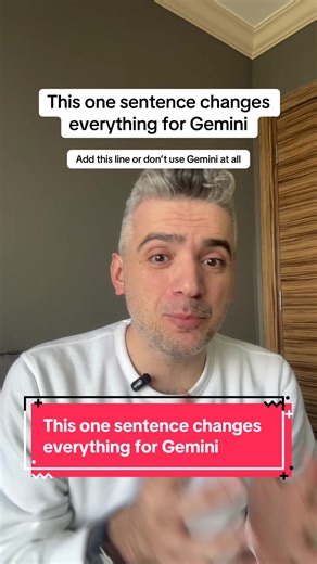 Prompting Google Gemini in the right way require one important sentence before the prompt. It is simply to add a role to the model to , for example : act like a content creator for a startup or Your role is a CFO for a small business. This sentence give your prompt 2 advantages : 1. It makes the output more specific to your case and it will use the language related to your field 2. You will make sure that Gemini is not acting like a “general assistant” as it does by default. #gemini3 #googleai #
