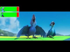 Rio (2011) Flying Scene with healthbars