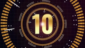 カウントダウンのエフェクトの動画｜無料の動画素材サイト「動画AC」