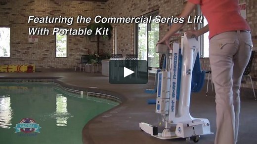 Commercial Series Pool Lift With Portable Kit