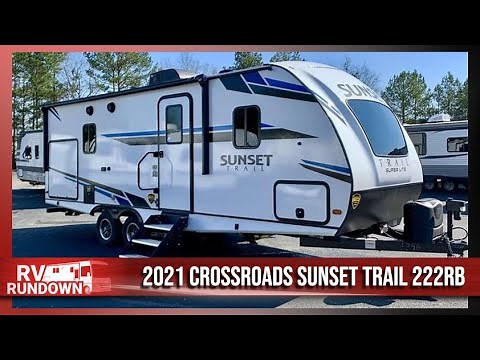2021 CrossRoads RV Sunset Trail Super Lite SS222RB Rear Bath Travel Trailer Camper at Southern RV