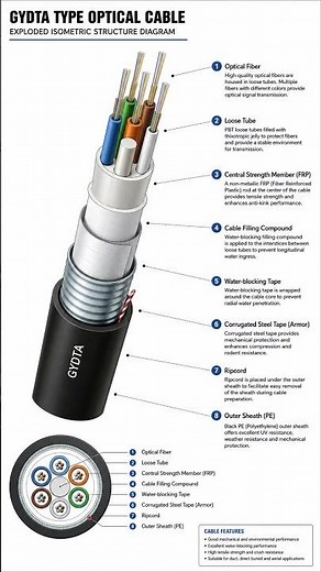 Detailed Structure Explanation of Three Construction-Grade Optical Cables