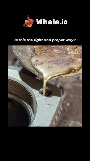 TrueReel on Instagram: "The X post shares a 31-second video of a DIY repair for stripped threads in an aluminum part, involving pouring molten metal into the hole, cooling, drilling, and re-tapping, while asking if it's the correct method. - Replies predominantly advise against it, favoring Heli-Coil inserts for better torque resistance, as the molten fill risks porosity and weakness in high-stress scenarios. - This technique works for low-load aluminum repairs if the base is preheated to match